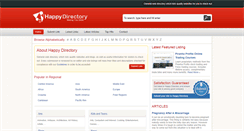 Desktop Screenshot of happy-directory.com